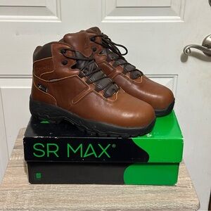 SR Max Nash Men's Sz 13 Brown Steel Toe Metatarsal Guard Waterproof 6” Work Boot